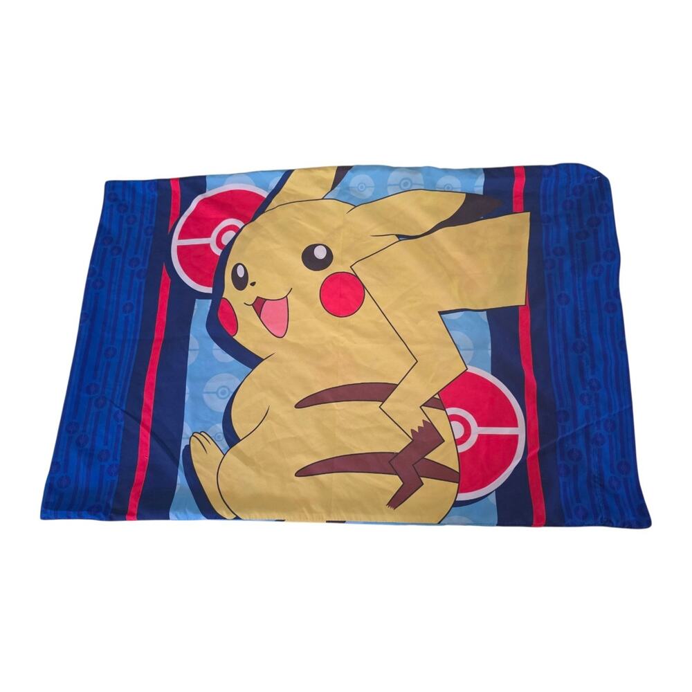 Pokemon Pikachu Electric Ignite Nintendo Pillow Case Standard Size 20"x30" NW